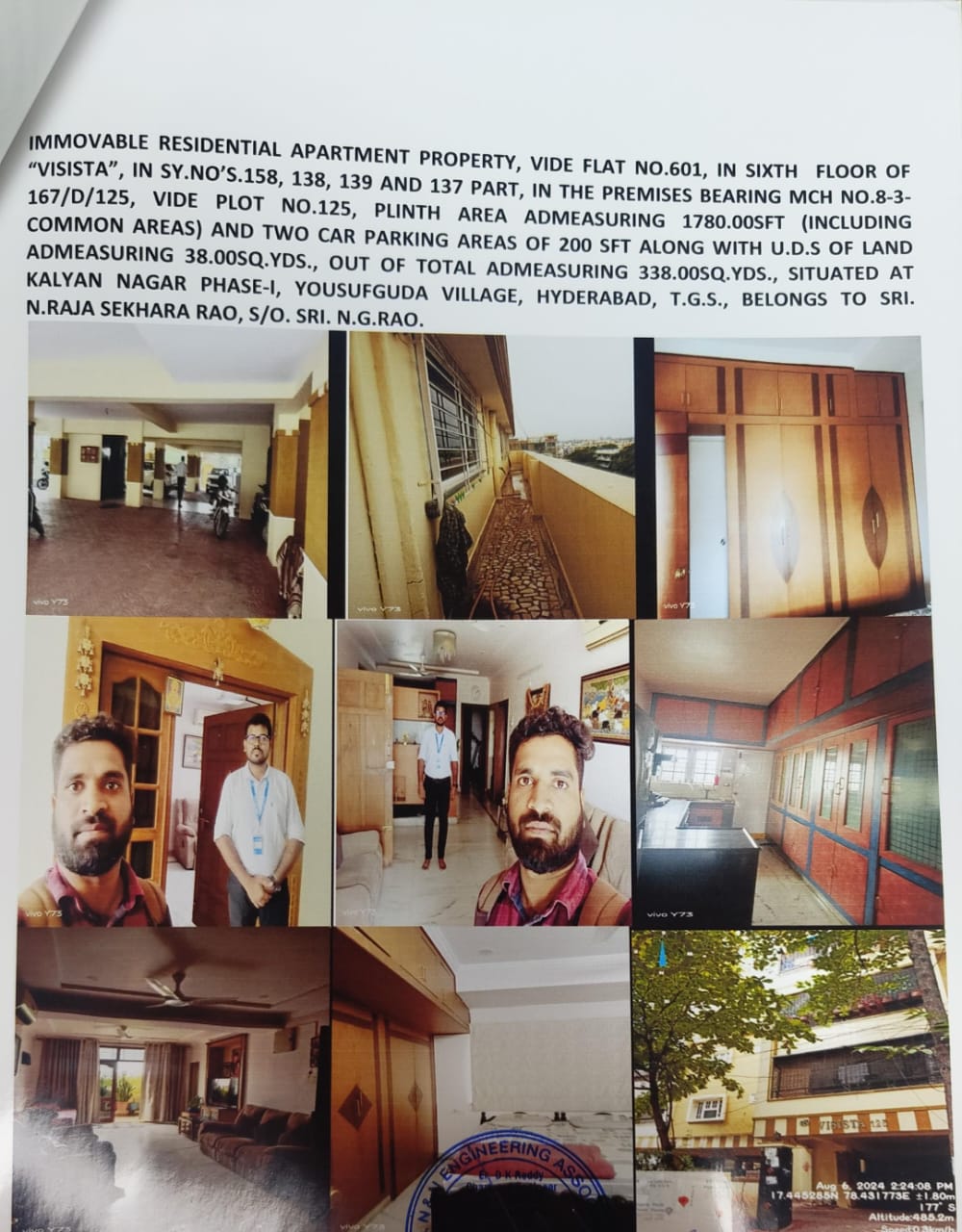 Flat for sale in Visista Apartments, Kalyan Nagar, Yousufguda Hyderabad — photo 2