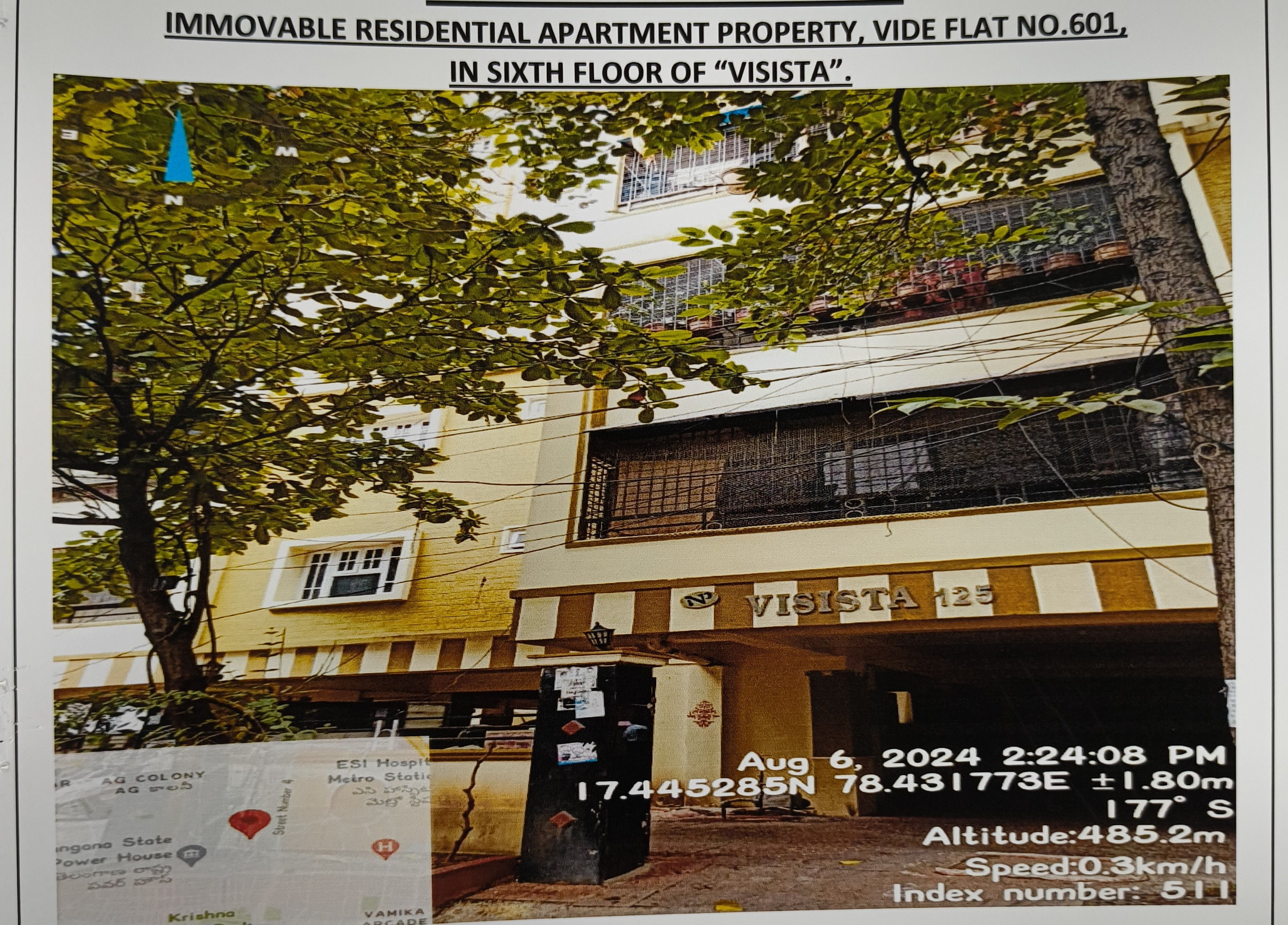 Flat for sale in Visista Apartments, Kalyan Nagar, Yousufguda Hyderabad — photo 1