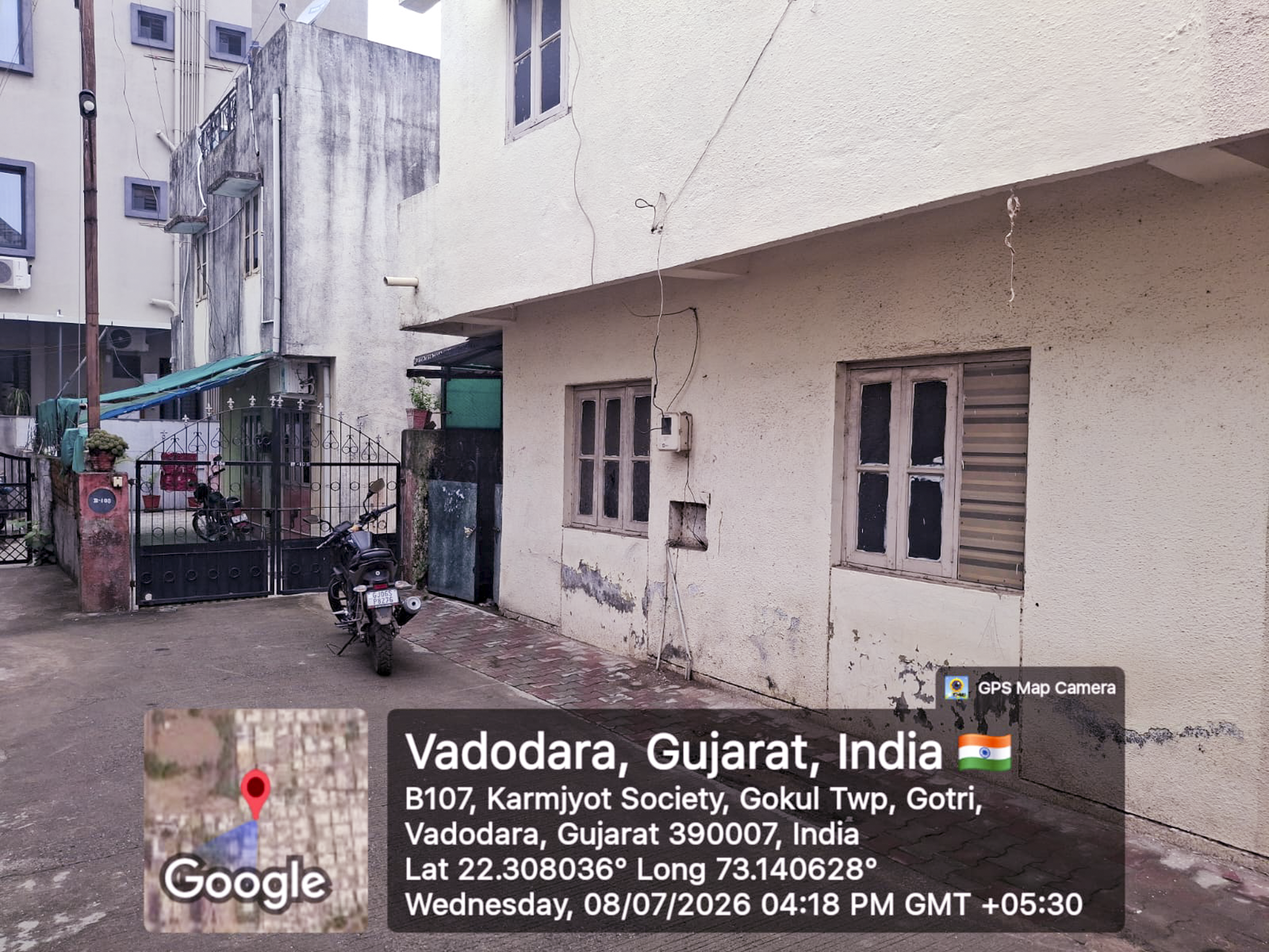 74.34 square meter Individual House for sale in B 107,Gokul Township, behind GEB training Centre Yash Complex, near Karmjyot Society, Gotri VADODARA Vadodara — photo 2