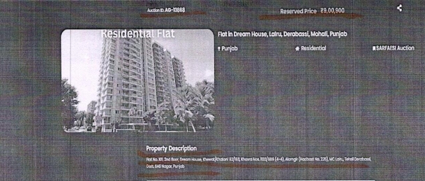 400 square feet Flat for sale in Dream House, Village Alamgeer Back Side of Rana Polycot, Lalru Distt SAS Nagar, Punjab Lalru — photo 2