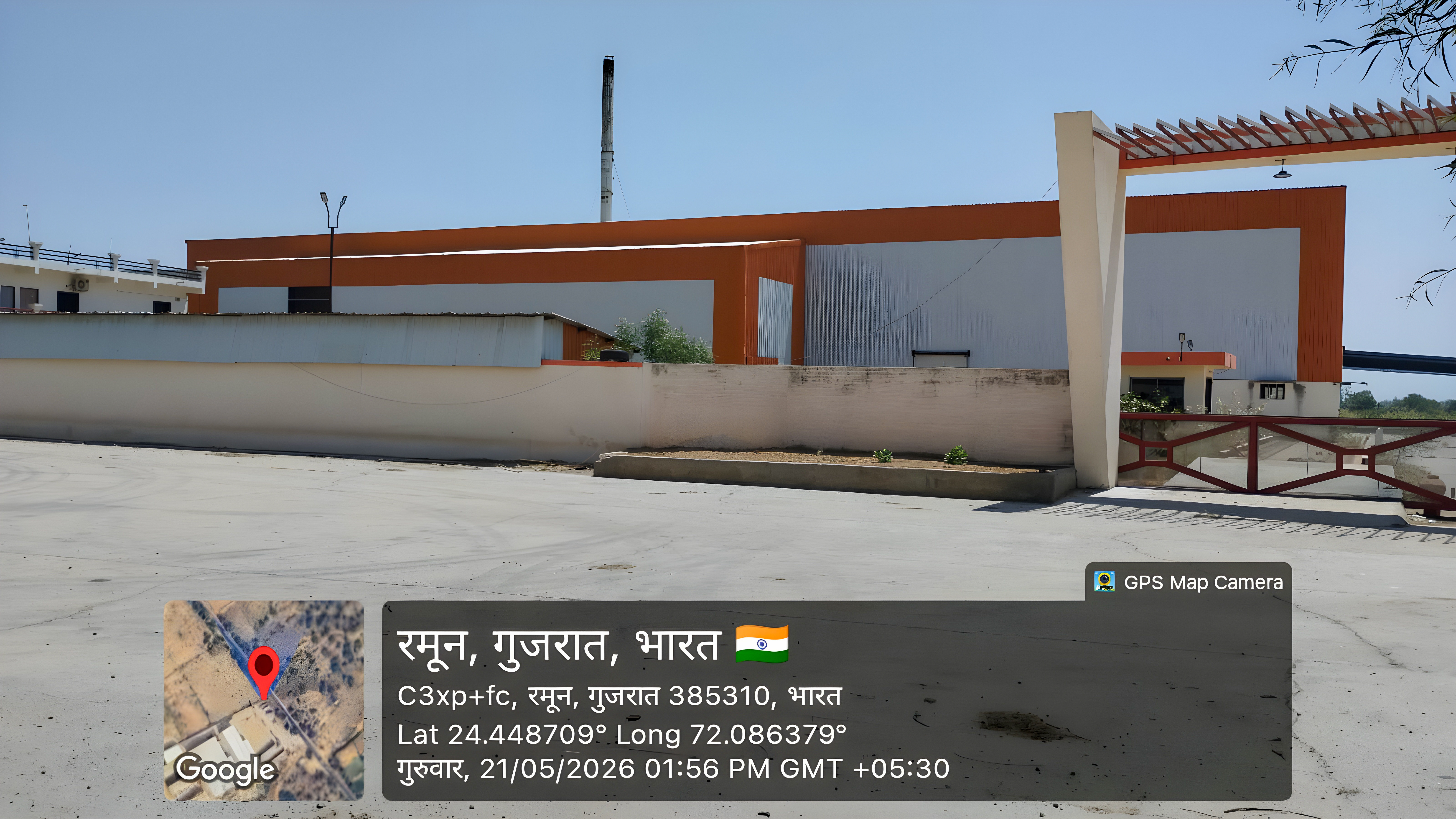 30655 square meter Industrial Plot with Factory Building for sale in Chora, Deesa Dhanera — photo 2