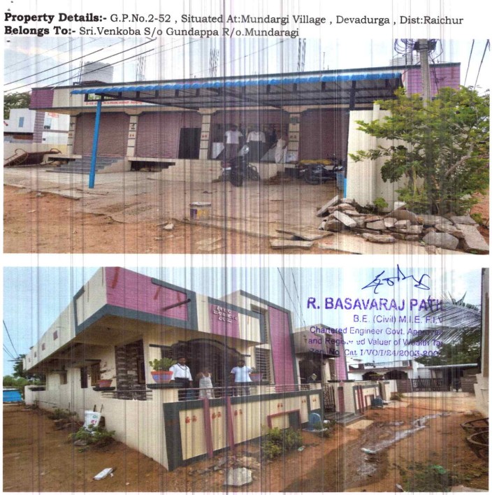 1044 square feet Individual House for sale in MUNDARGI Devadurga — photo 1