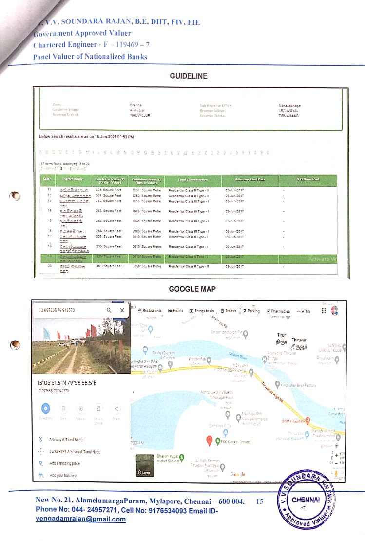 Plot for sale in Kakkalur — photo 2