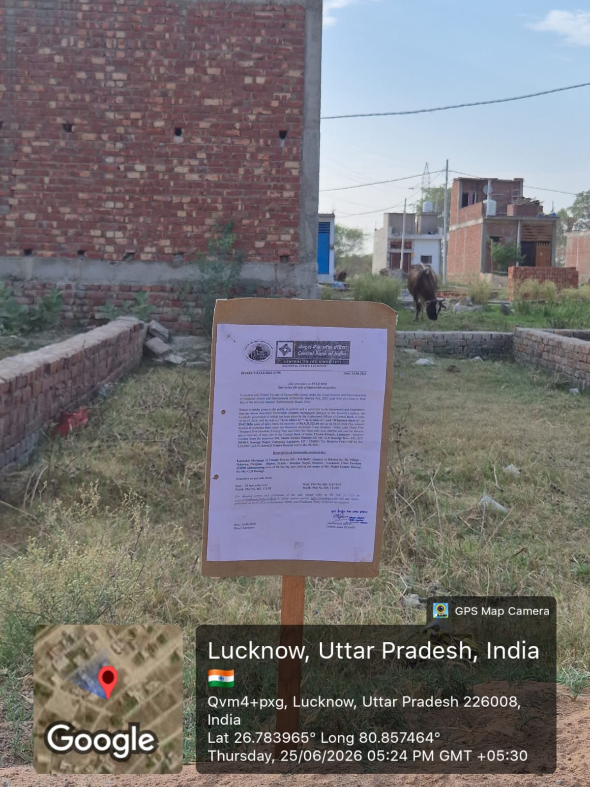 55.76 square meter Plot for sale in Lucknow — photo 2