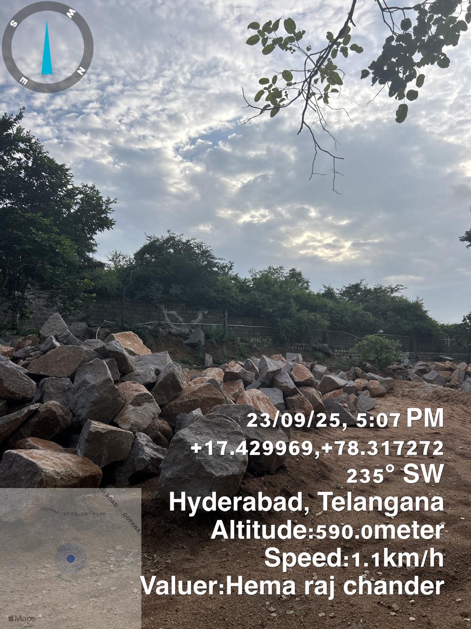 OPEN PLOT for sale in Vattinagulapally Village, Rajendranagar  Mandal, Ranga Reddy Hyderabad — photo 3