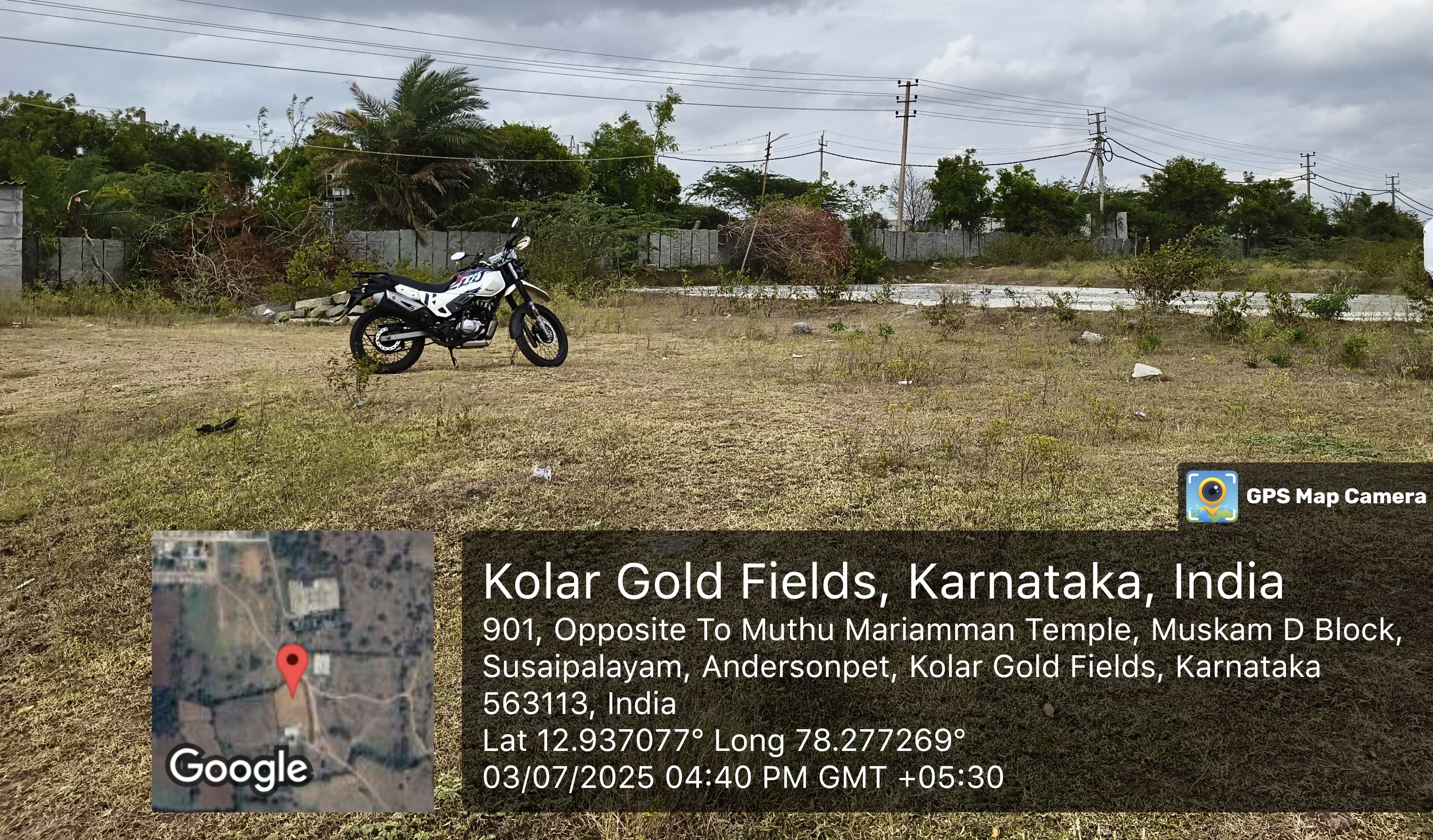 1200 square feet Plot for sale in Robertsonpet — photo 1