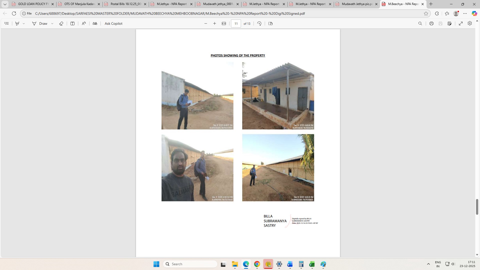 open plot with poultry shed for sale in Nagarkurnool — photo 1
