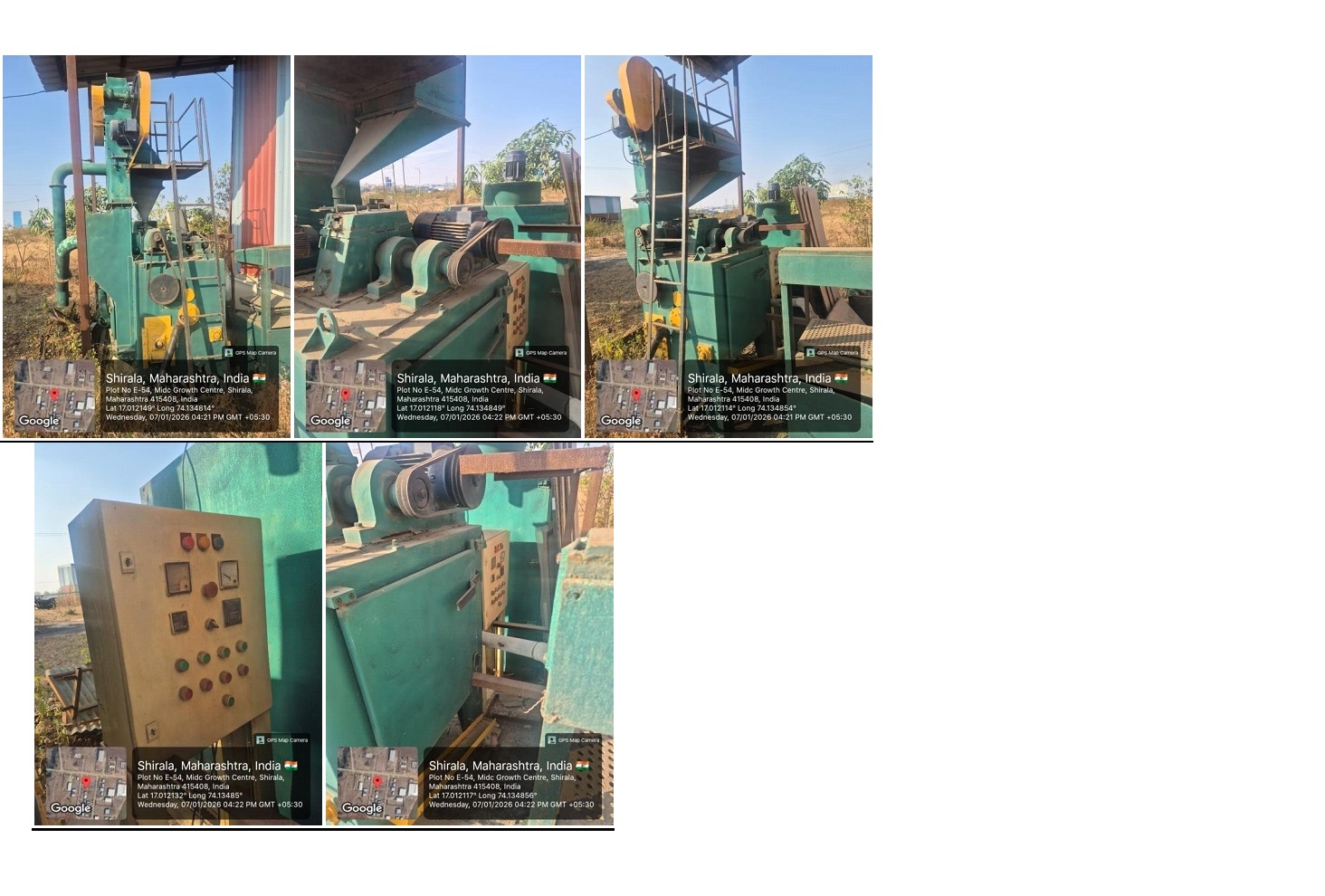 machinary for sale in Behind MSEB Substation Shirala — photo 2