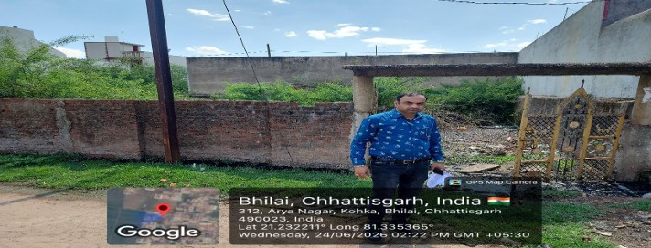 1400 square feet Plot for sale in Bhilai — photo 1