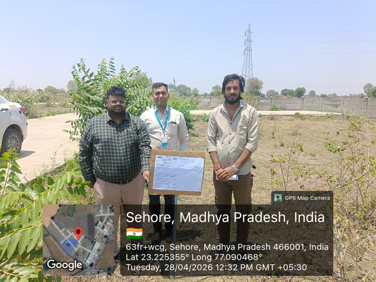 608.3 square feet Plot for sale in Industrial Area Badiakhedi — photo 1