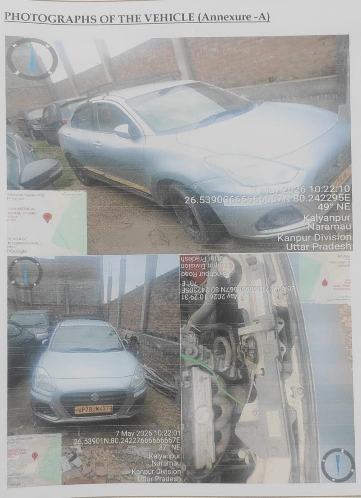 2023 Maruti Suzuki Dzire VXi Compact sedan 3 years for sale in M/S GAUR BROTHERS Kanpur — photo 1