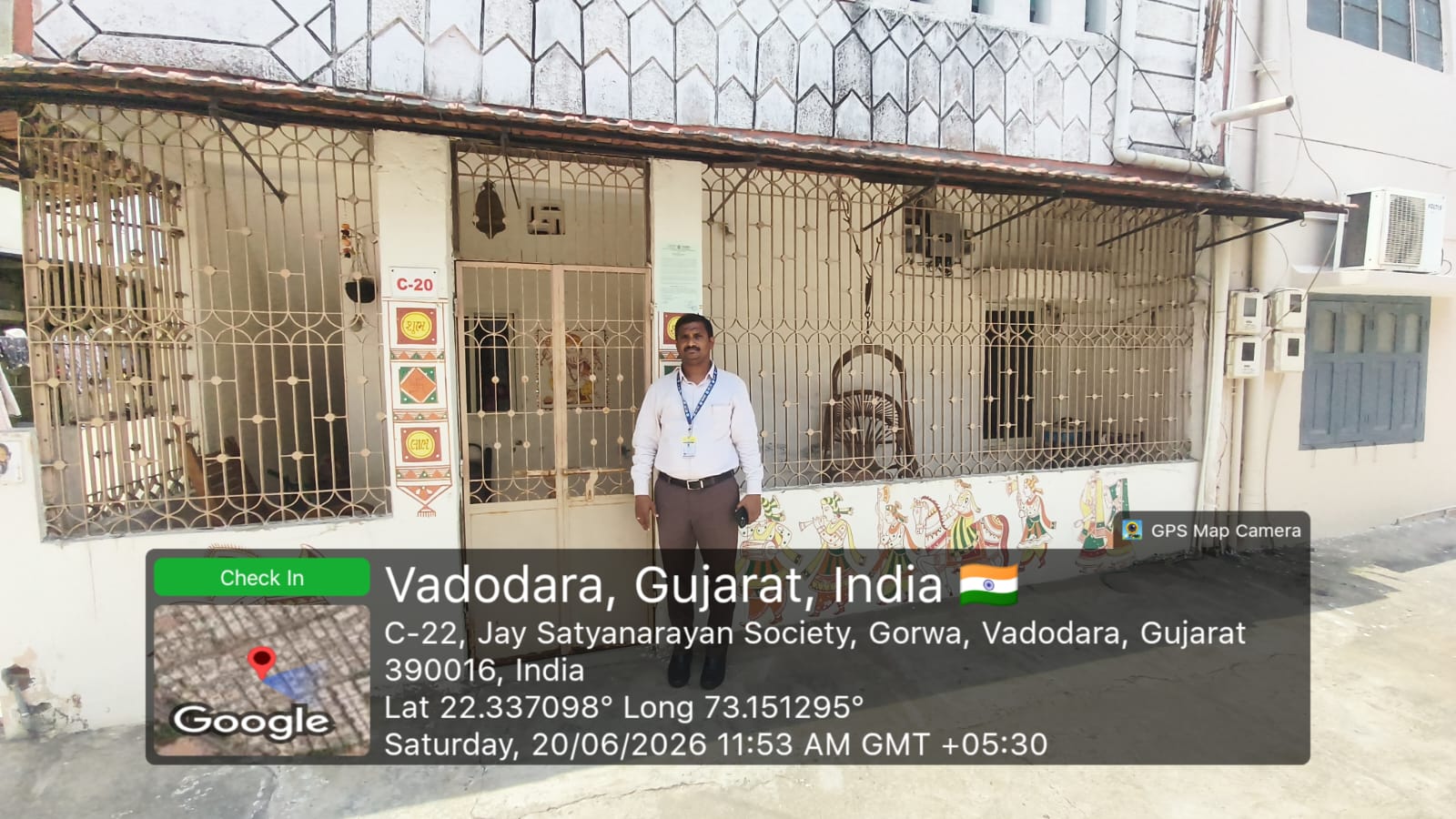 86.86 square meter Individual House for sale in Block No C-20, Jay Satyanaran Co. operative Housing Society Ltd, Gorwa Vadodara, Gujrat Vadodara — photo 3