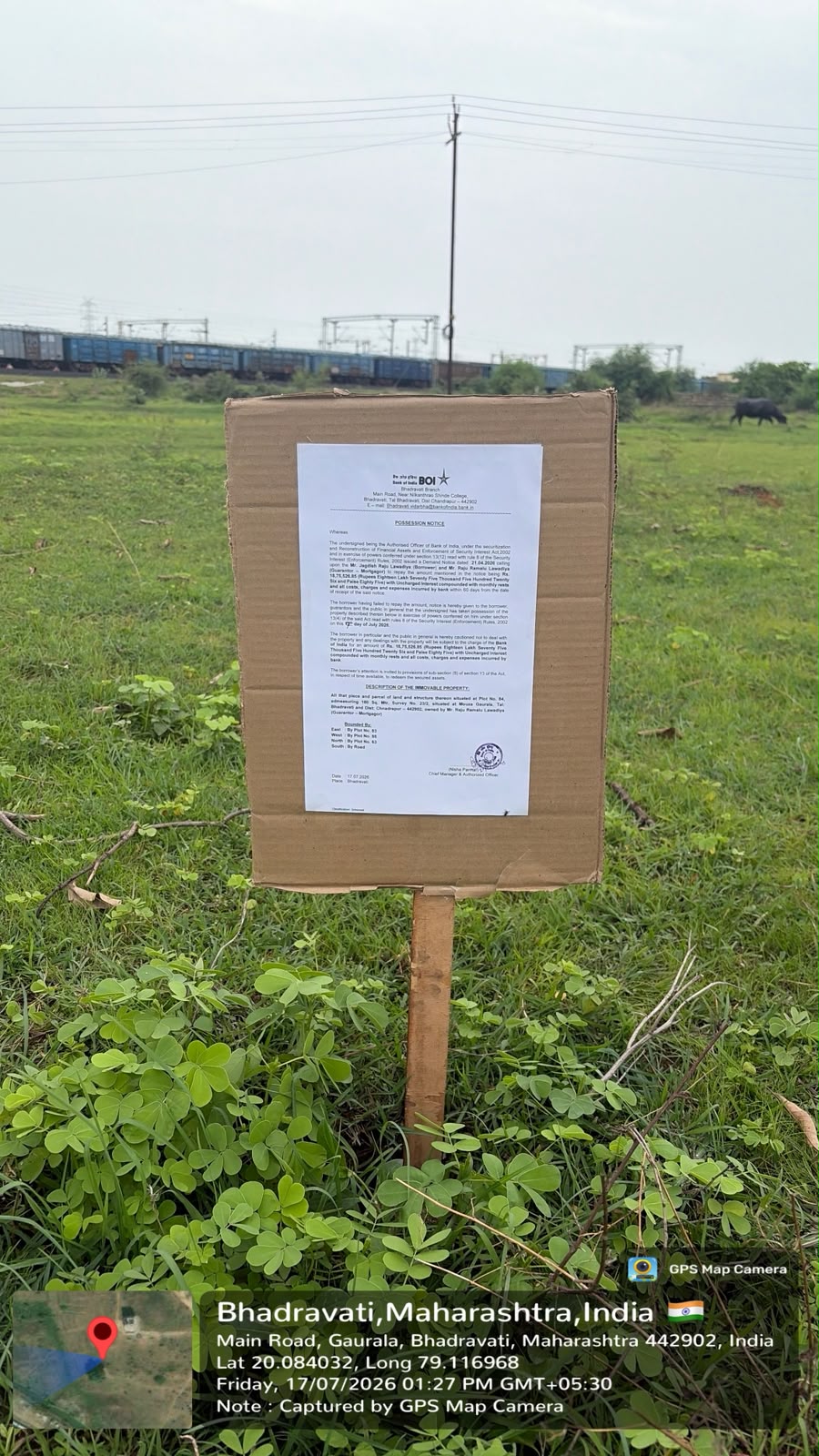 1936.8 square feet Plot for sale in BHADRAVATI Bhadravati MIDC — photo 1