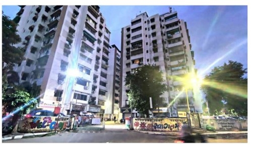 59.48 square meter Flat for sale in Flat No: C-601, Sixth Floor "GANGOTRI APARTMENT" RV Desai Road, Pratap Nagar, Navapura, Vadodara Vadodara — photo 4