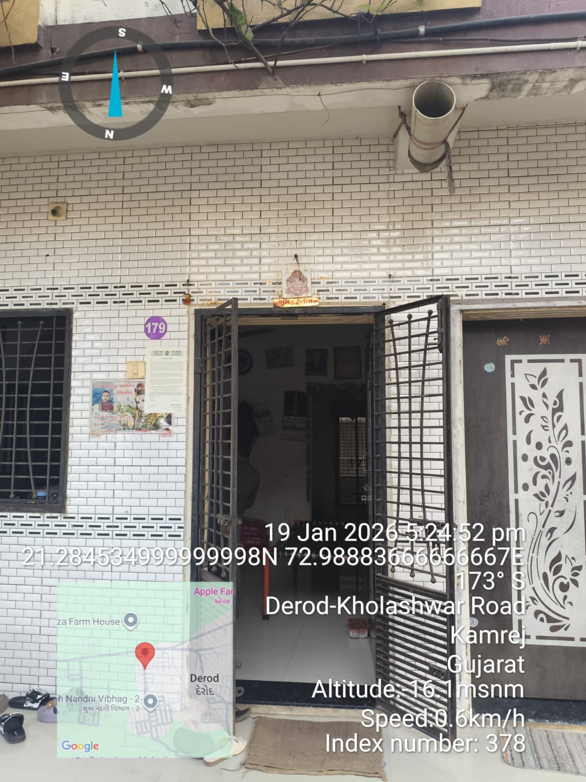 52.11 square meter Individual House for sale in PLOT NO 179 SUBH NANDINI RESIDENCY,VIBHAG-4 KAMREJ SURAT Surat — photo 4