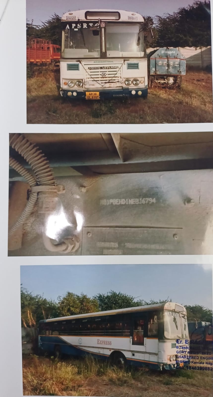 Hypothecation of Vehicle RC NO-AP39UL6197 ENGINE NO-NBEZ420821 CHASIS NO-MB1PBEHD1NEBJ6794 ASHOK LEYLAND VK2011.4T6R/2022 for sale in Anantpuram Ananthapuramu — photo 1