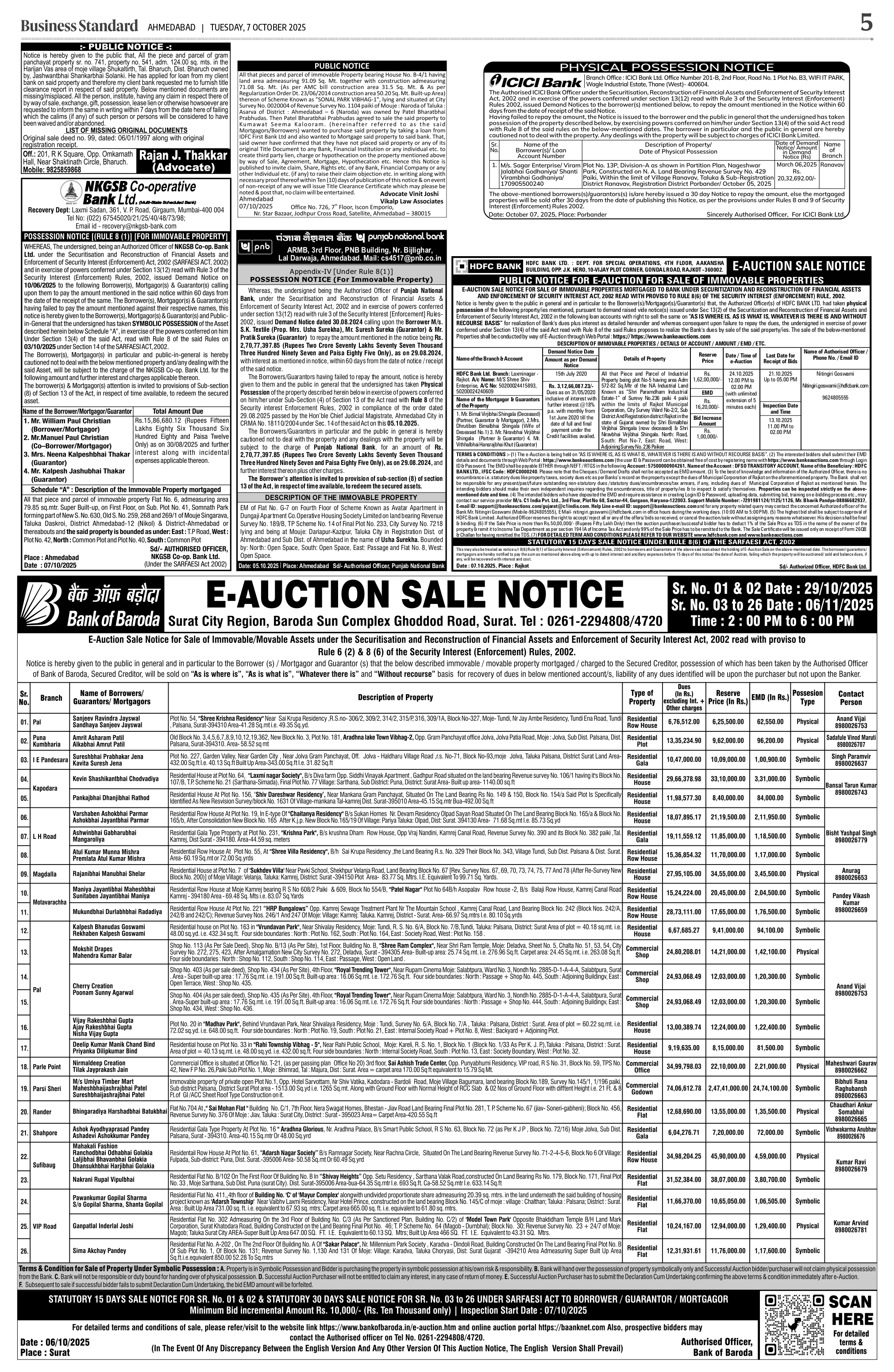 Flat for sale in CHALTHAN SURAT Surat — photo 1