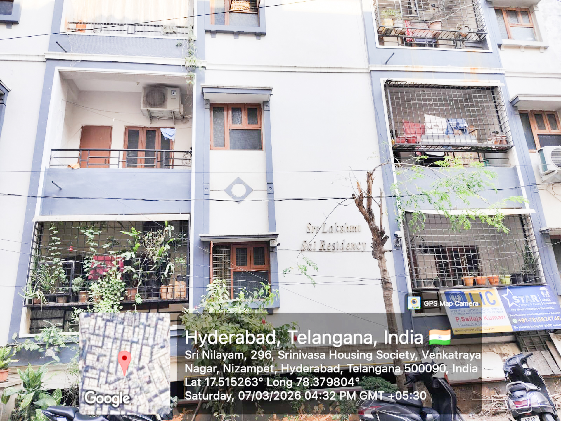 2 BHK Flat for sale in SRI LAKSHMI SAI RESIDENCY, NIZAMPET VILLAGE, QUTHBULLAPUR MANDAL Hyderabad — photo 2