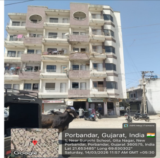 73.92 square meter Flat for sale in Porbandar