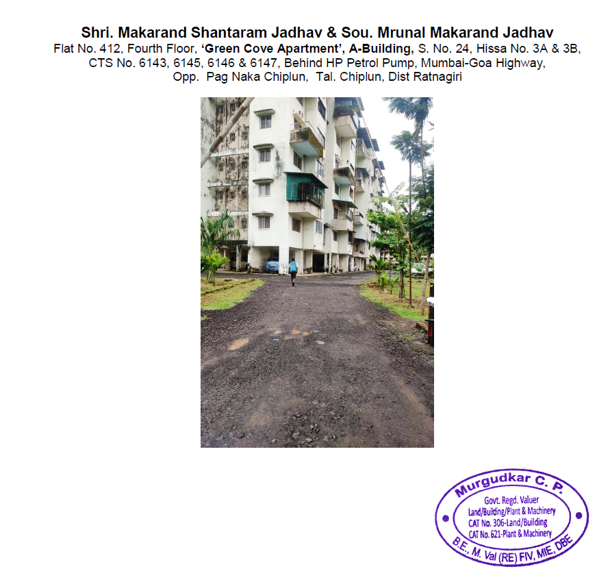 2 BHK Flat for sale in Green Cove Apartment, Near Pagmala Maruti Mandir Dapoli — photo 1
