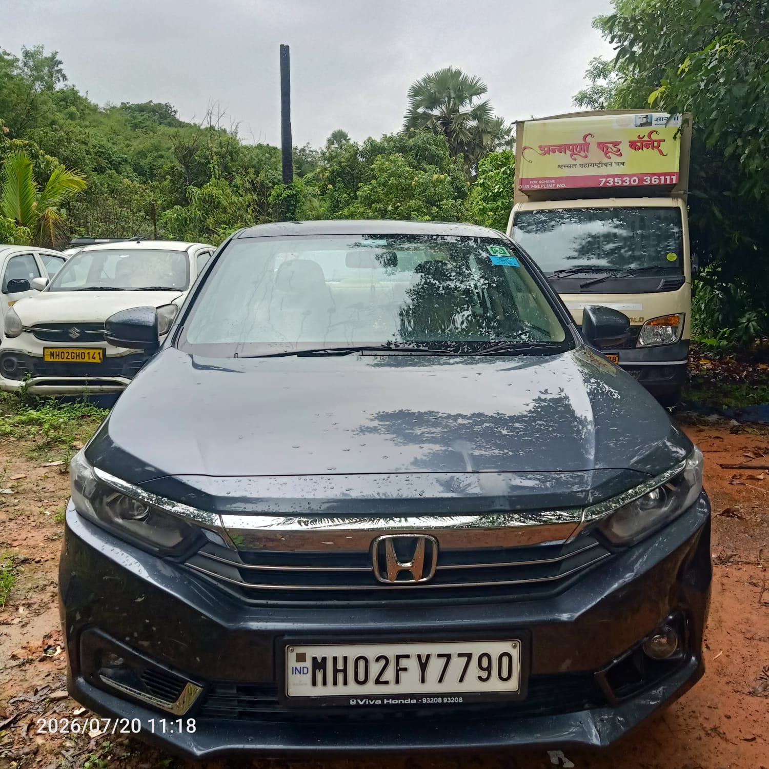 2023 Honda Amaze VX Petrol Manual Compact sedan 2000 km 2 years for sale in House No. 314, Uttan Road, Bhoot Bunglow Bus stop, Keshav Shrushti Road (Khadivargaon), Bhayandar –West Thane-401106 Mira Bhayandar — photo 2