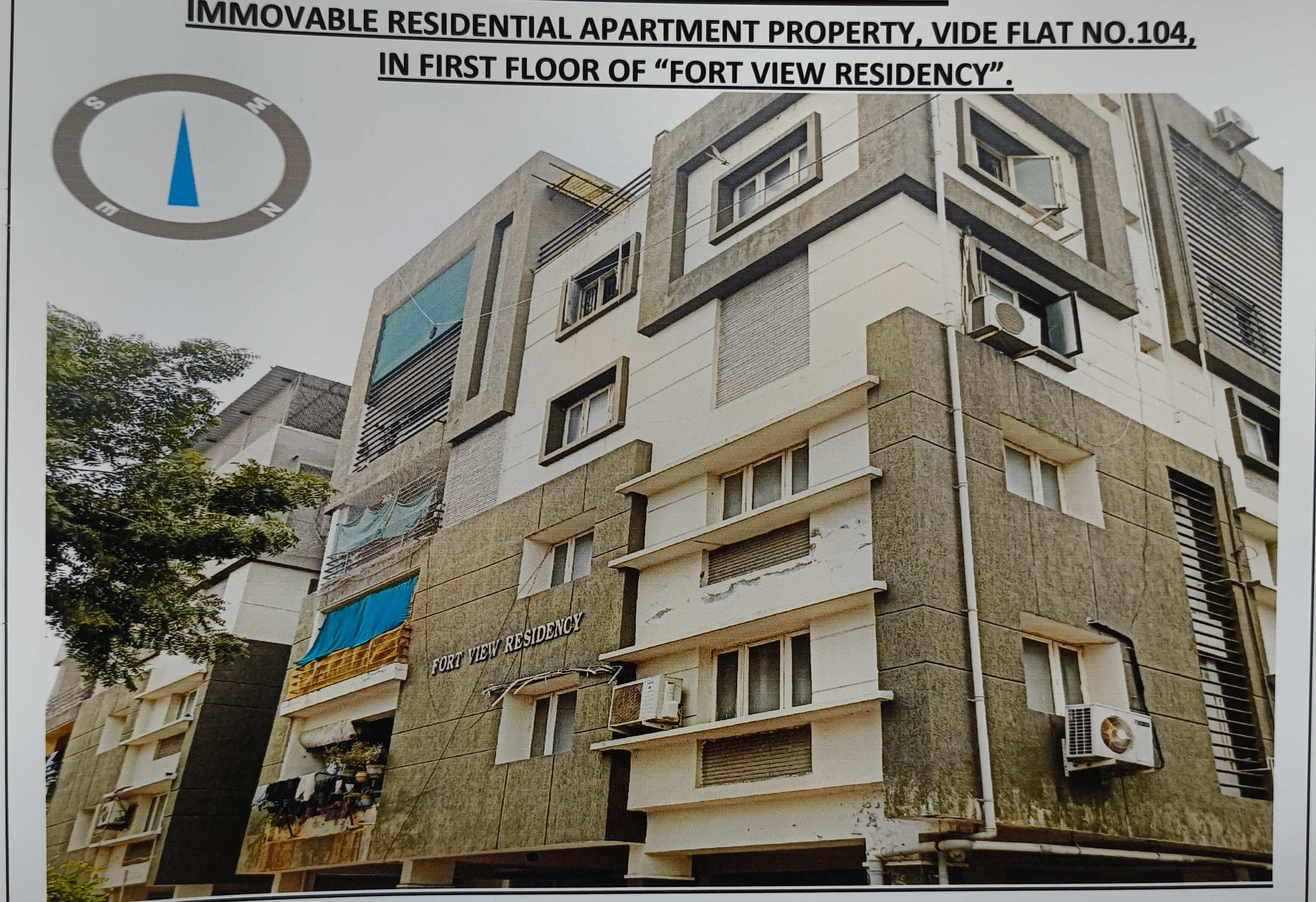 Flat for sale in Fort View Residencty, Puppalaguda Hyderabad