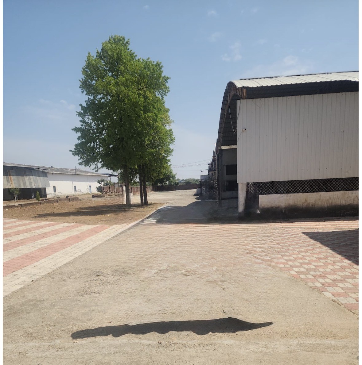 5261 square meter Industrial Plot with Factory Building for sale in Visnagar