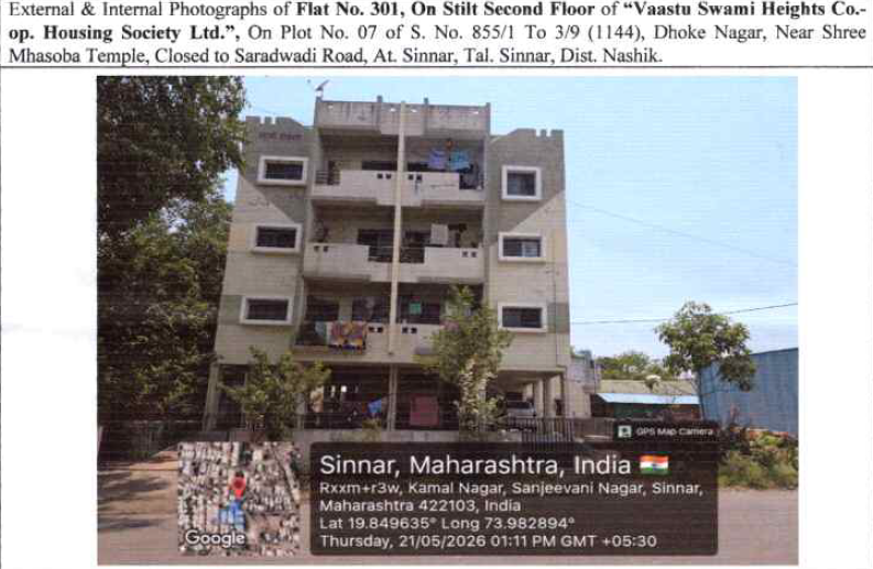 58.55 square meter Flat for sale in Sinnar