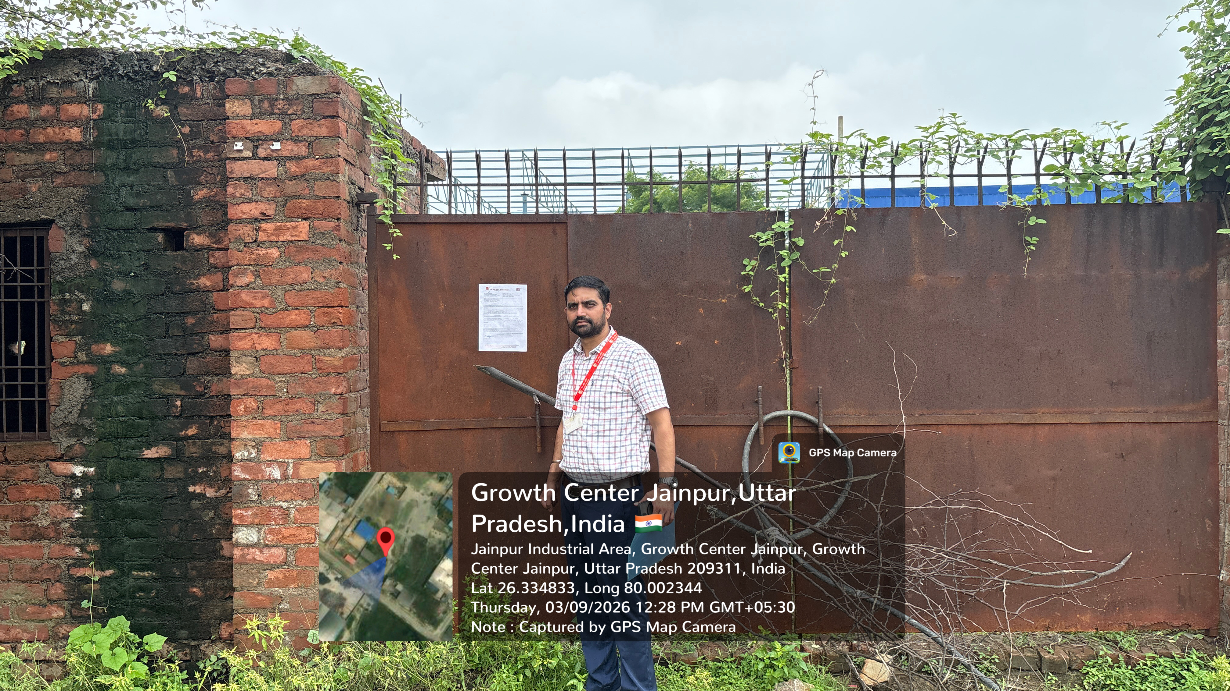 450 square meter Industrial Plot with Factory Building for sale in JAINPUR Jainpur Industrial Area