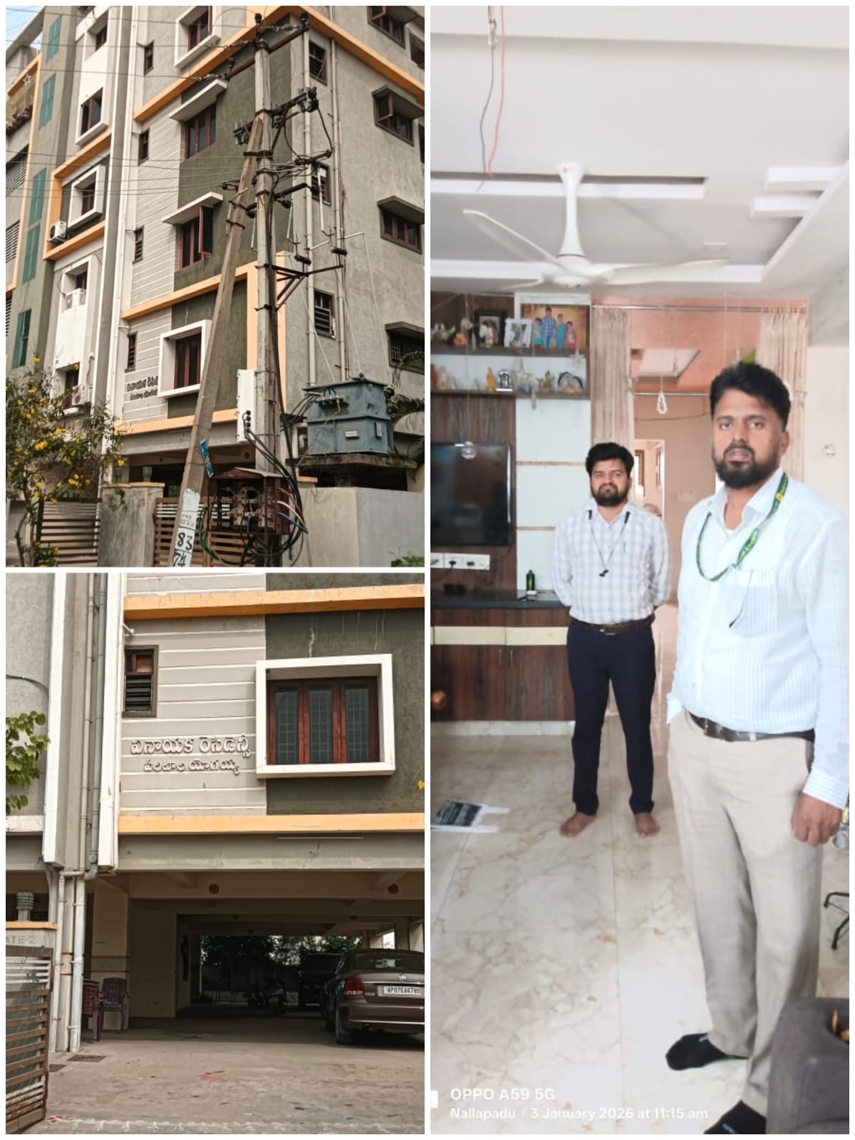 5 BHK Flat for sale in vinayaka residency, Ankireddy palem Guntur