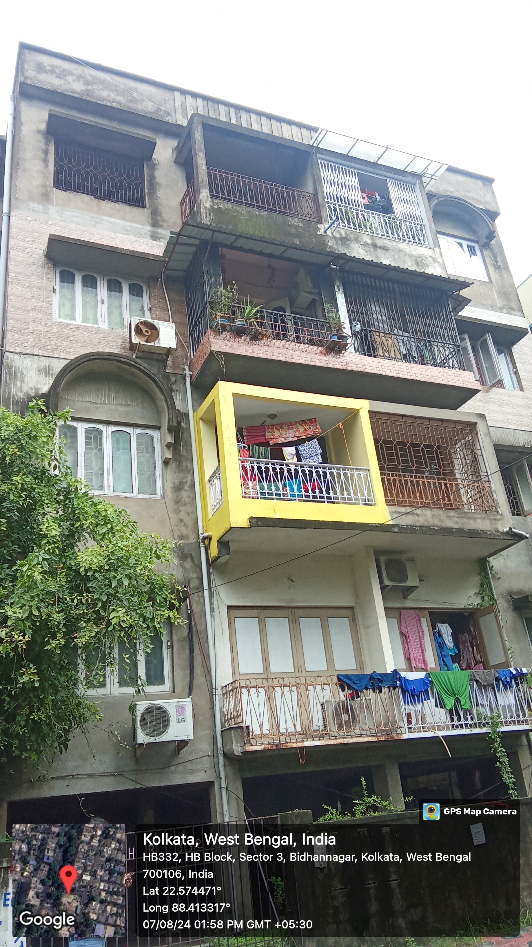 3 BHK Flat for sale in Arunachal Co-operative Housing Society Ltd, Bidhan Nagar Kolkata