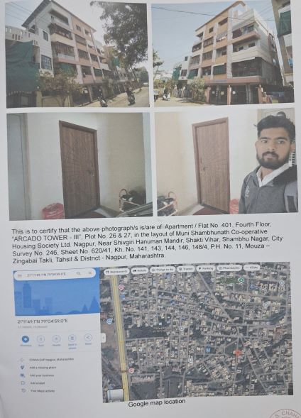 Flat for sale in ARCADO TOWER III, NEAR SHIVGIRI HANUMAN MANDIR, SHAKTI VIHAR, SHAMBHU NAGAR Nagpur
