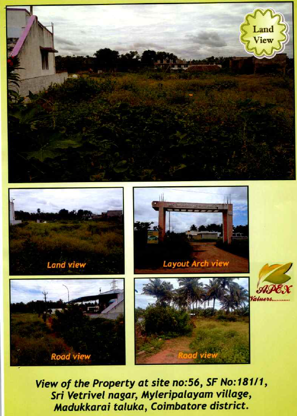 1500 square feet Plot for sale in MADUKKARAI Malumichampatti