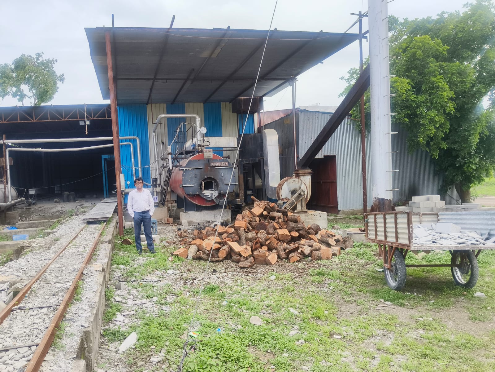 1800 square meter Shed with Plant and Machinery for sale in Shegaon