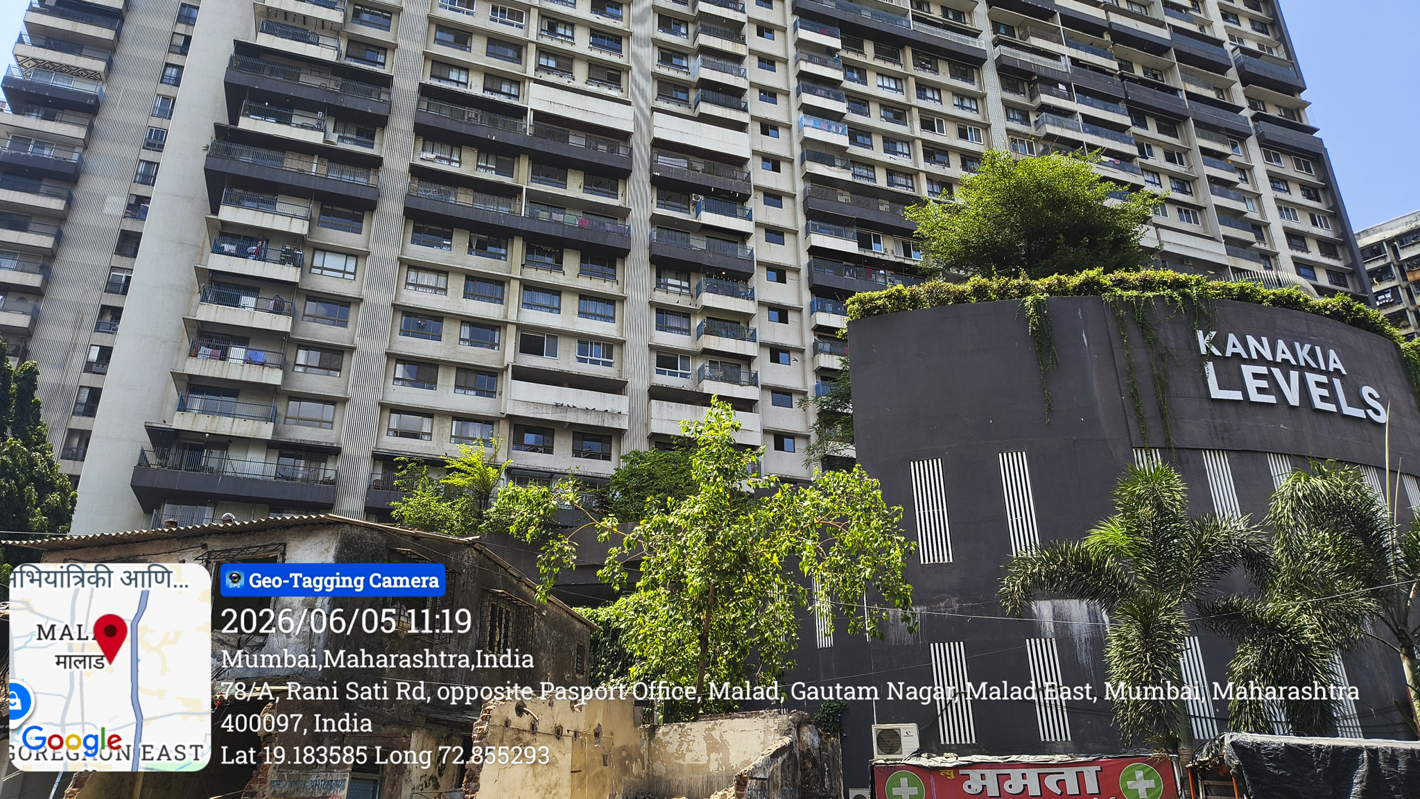 168.18 square meter Flat for sale in Kanakia Building known as LEVELS, Malad Mumbai