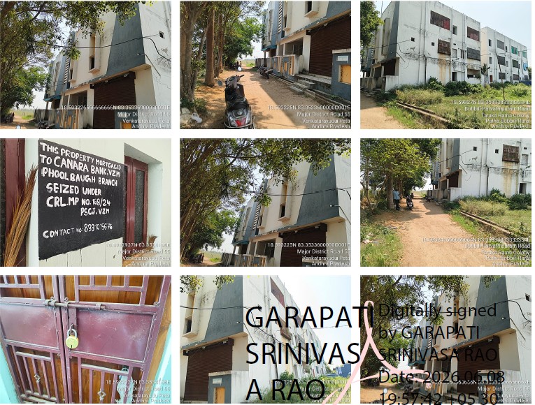 2 BHK Flat for sale in SWATHI ARCADE, 18.593262,83.353559 Bobbili