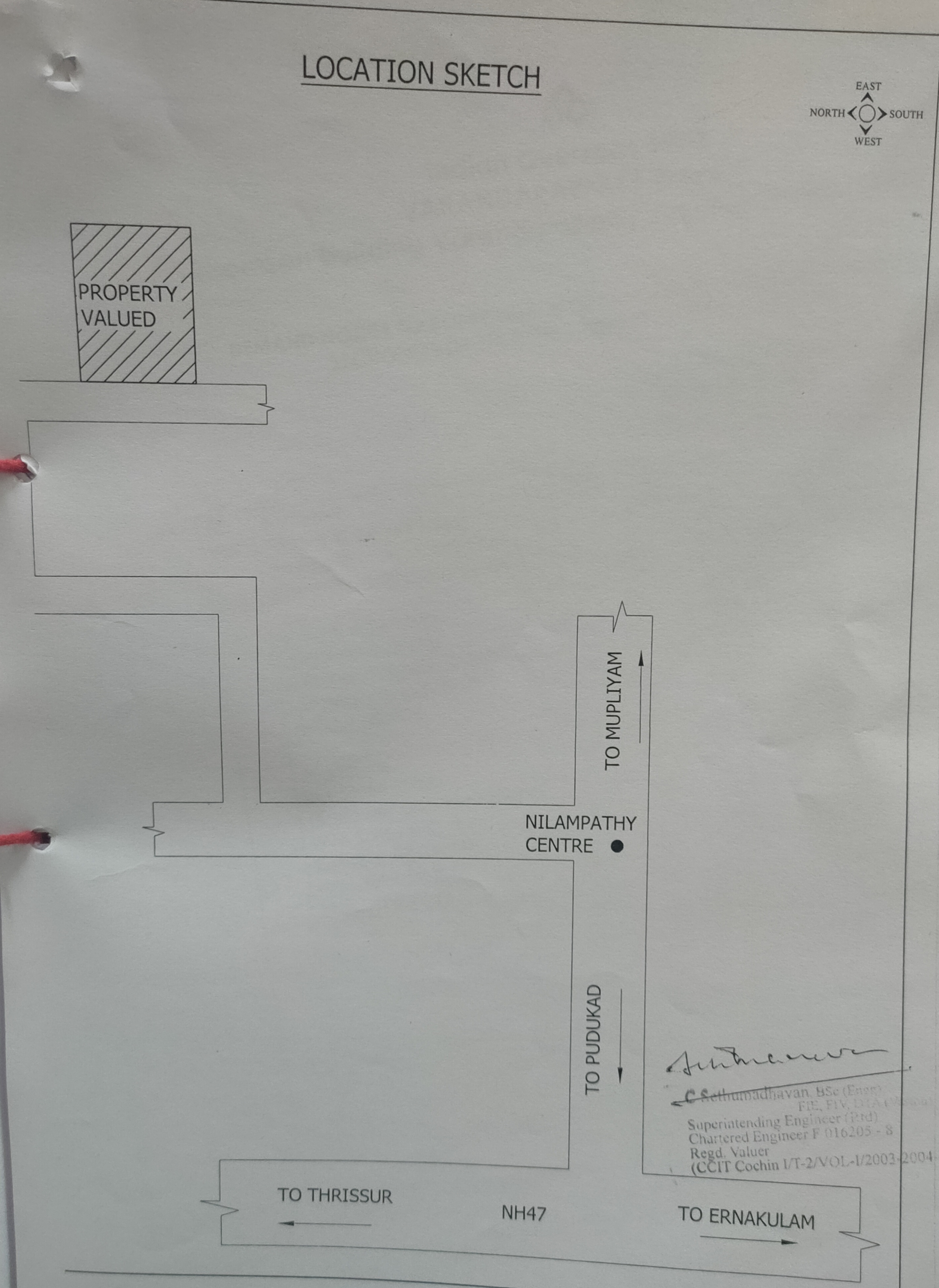 Plot for sale in Amballur