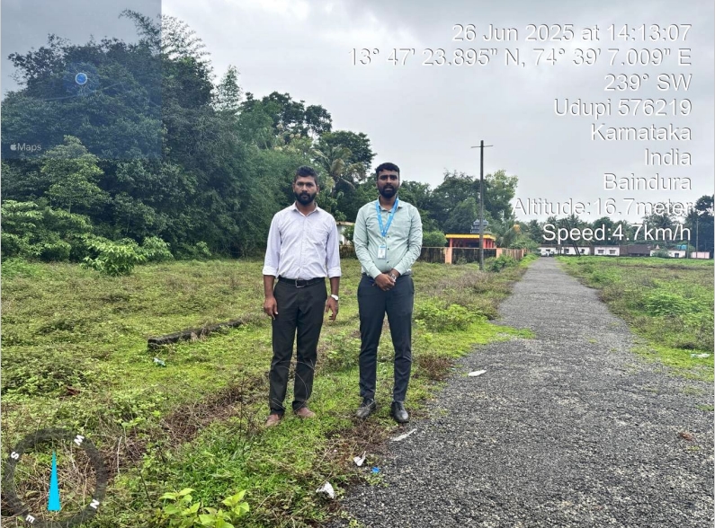 Plot for sale in kambadakone village baindoor