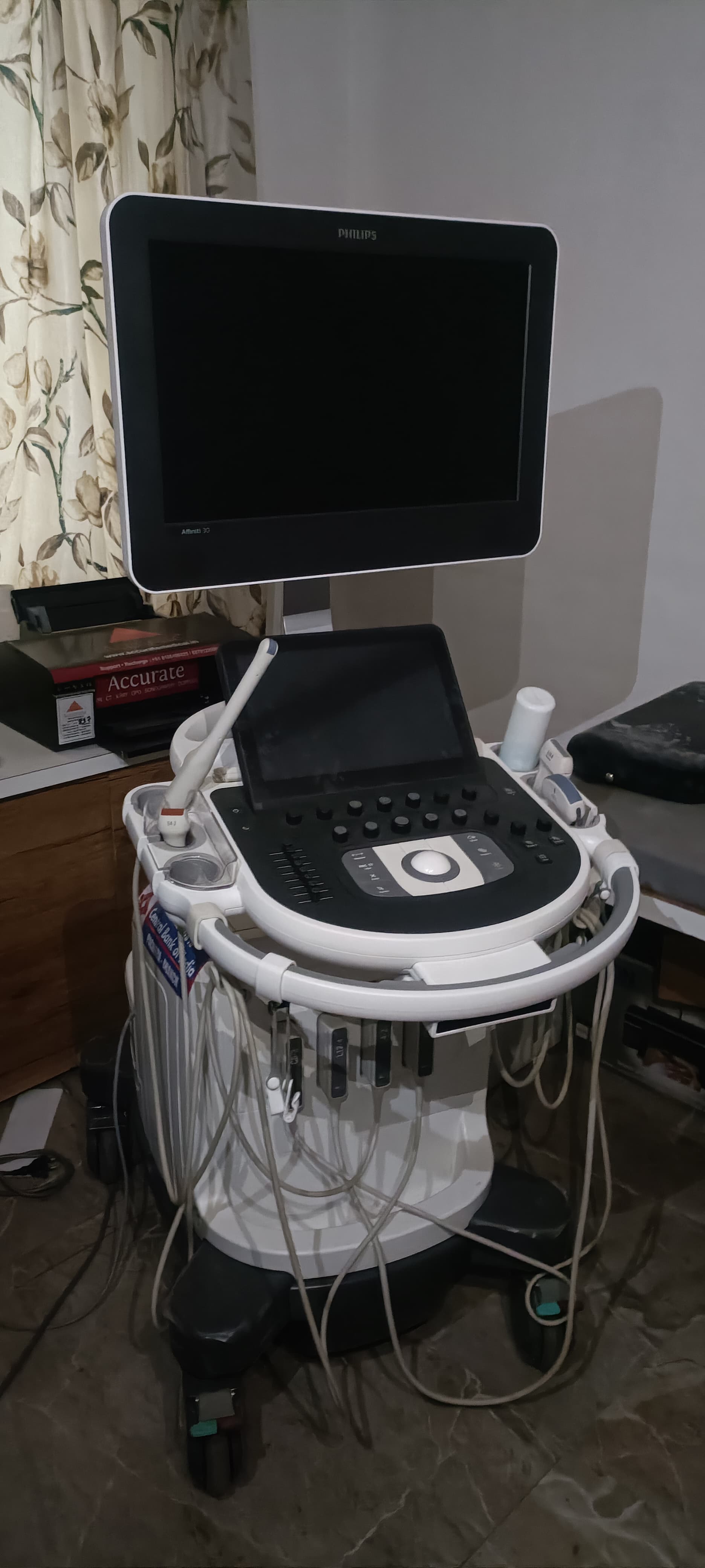 MEDICAL EQUIPMENTS-AFFINITI 30 ULTRA SOUND SYSTEM WITH 4 PROBE SR WITH ALL ACCESSORIES for sale in Pachora — photo 1