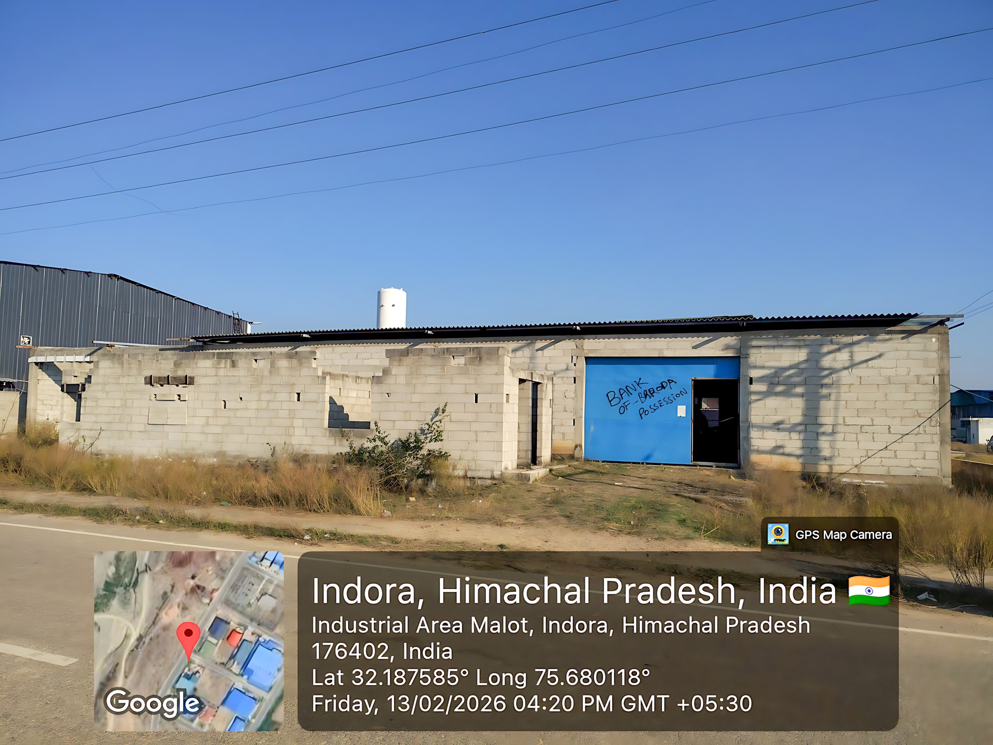 910 square meter Shed with Plant and Machinery for sale in Bain Attarian Industrial Area