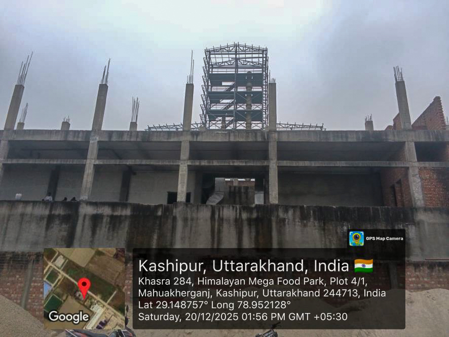 Industrial Plot with Factory Building for sale in kashipur IIE Kashipur