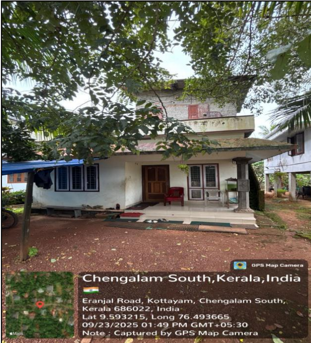 Individual House for sale in CHENGALAM SOUTH KARUKACHAL
