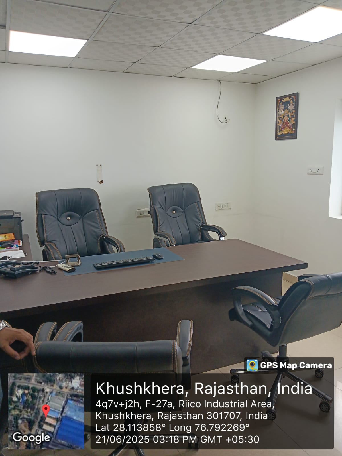 1462.56 square meter Industrial Plot with Factory Building for sale in Bhiwadi