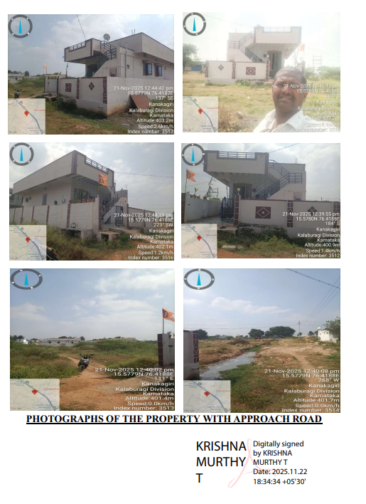 1400 square feet Individual House for sale in RURAL Hosapete