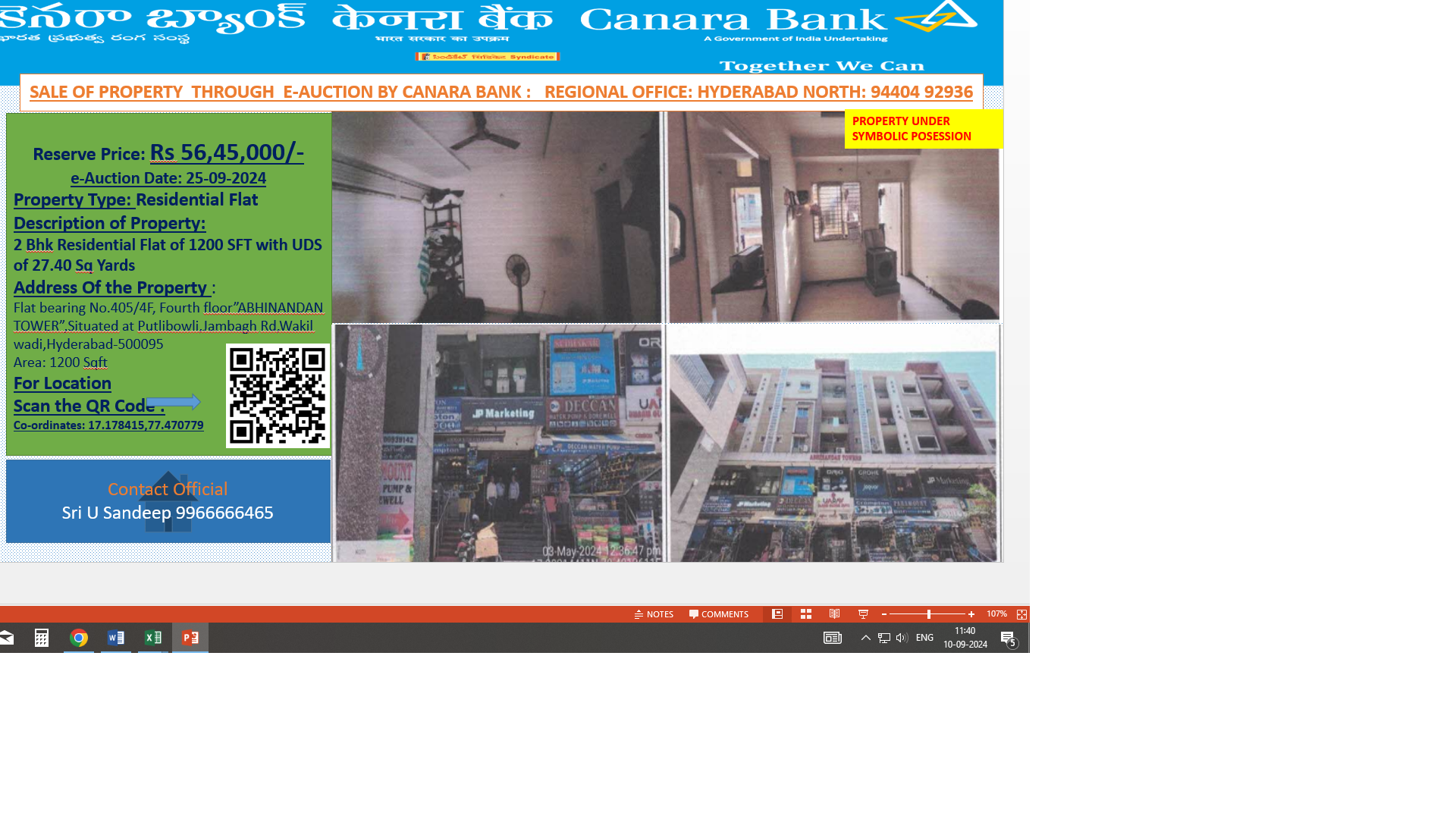 3 BHK Flat for sale in ABHINANDAN TOWERS, Hyderabad