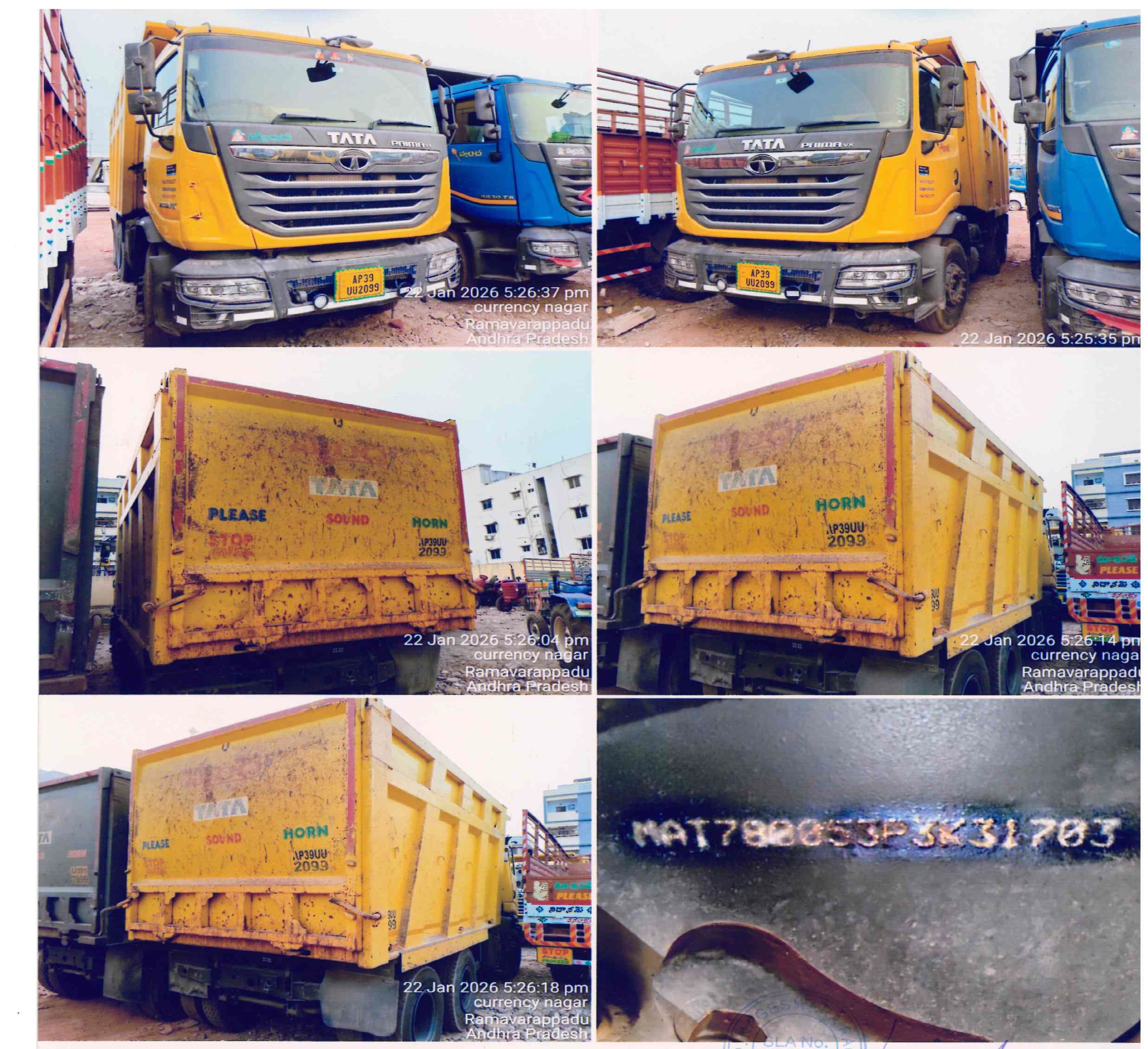 TATA HEAVY LOAD TIPPER for sale in VIJAYAWADA Vijayawada — photo 1