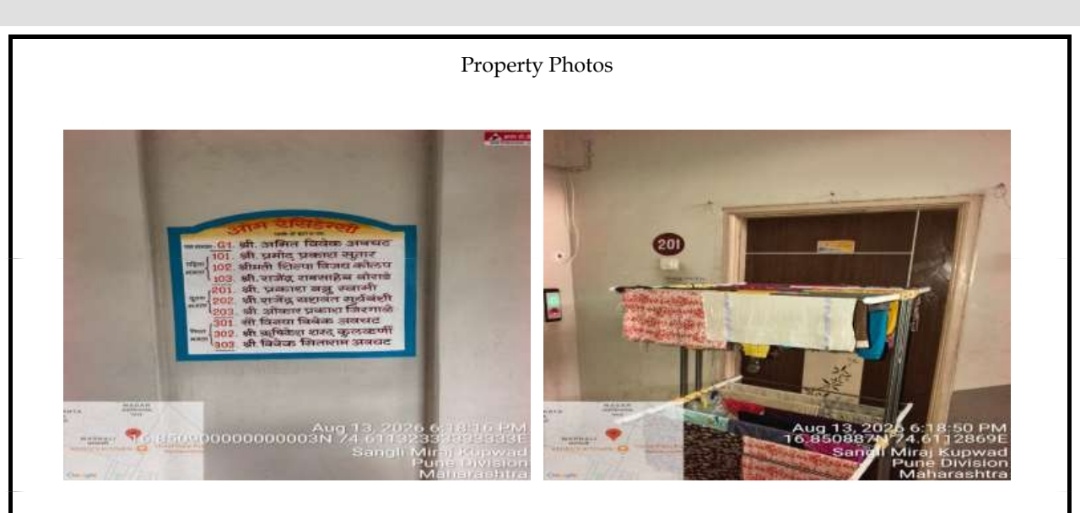 52.74 square meter Flat for sale in Sangli
