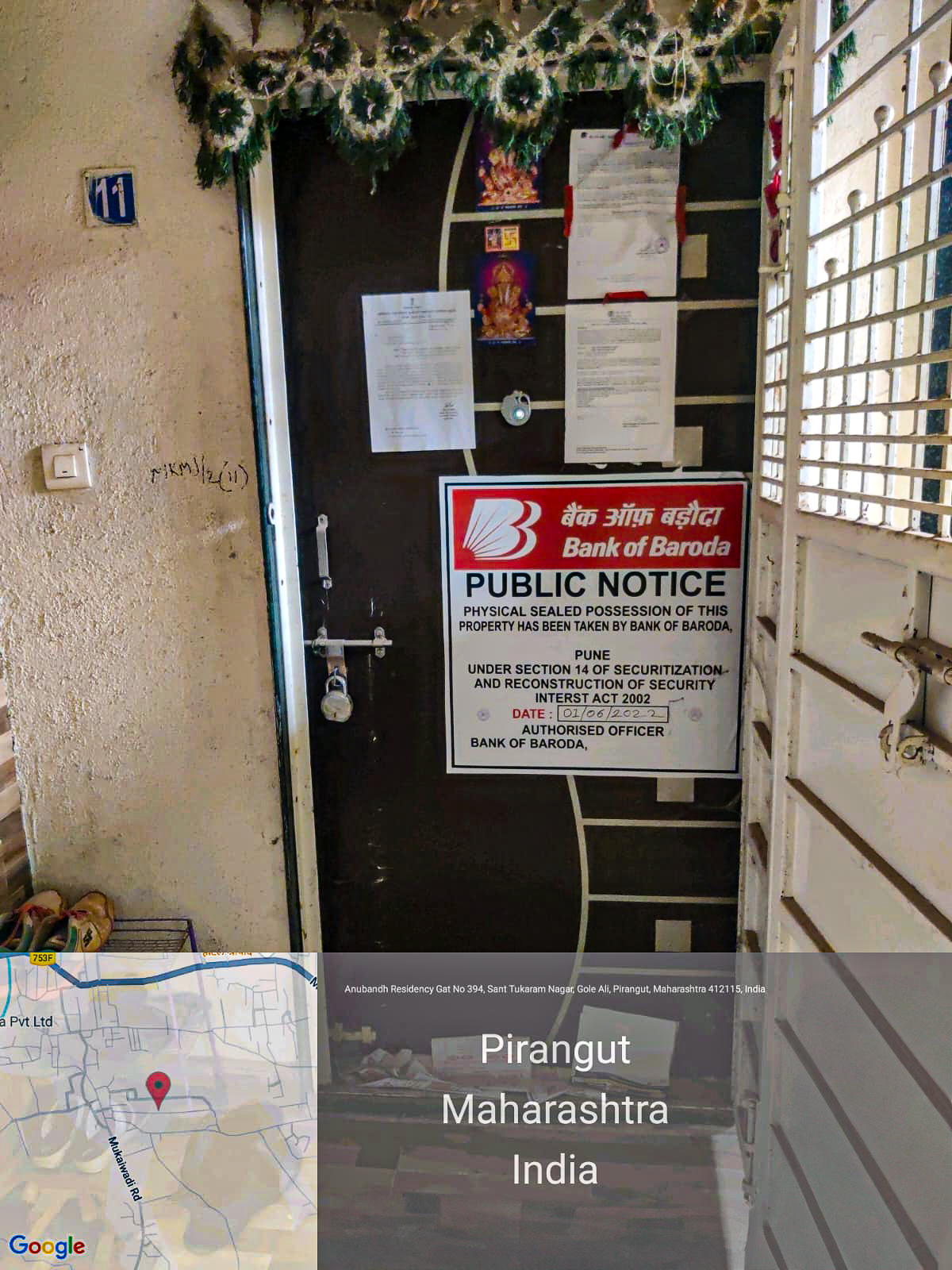 Flat for sale in FLAT NO B 11 WING B 3RD FLOOR ANUBANDH RESIDENCY PIRANGUT Lavasa