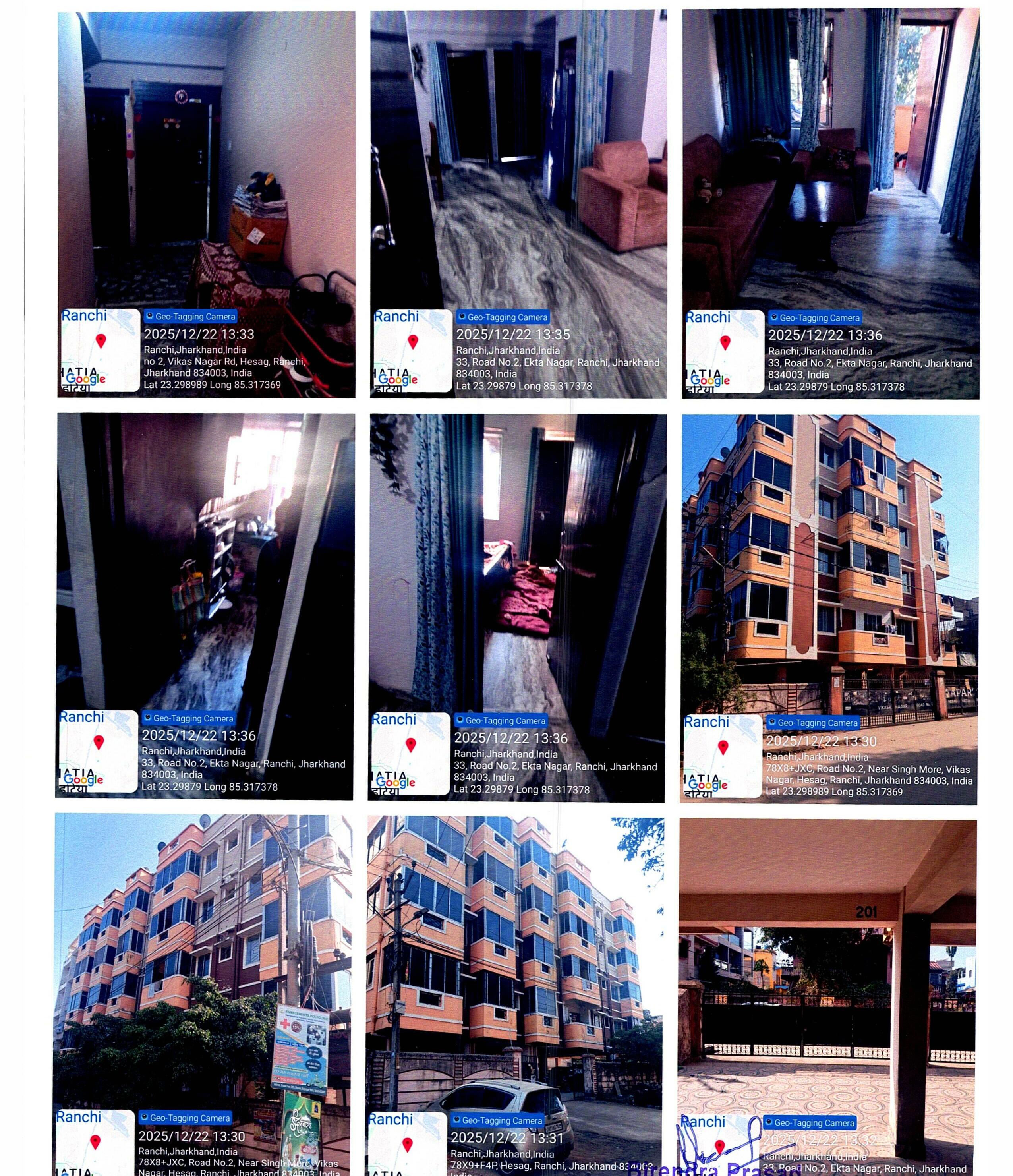 1206 square feet Flat for sale in Vikas Nagar Road, Hesag, Hatia, Ranchi Ranchi