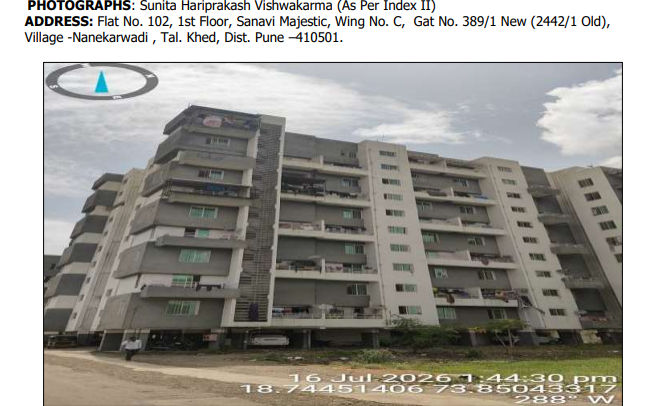 3 BHK Flat for sale in Sanvi Majesty Apartments, Chakan